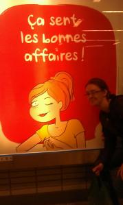 The only redhead in French advertising