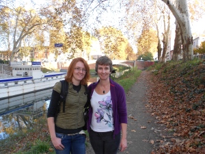 Me and Ma by the Canal de Brienne, right by Ponts Jumeaux